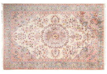 Vintage Tabriz Carpet, 20th c., 5'11 x 8'10.