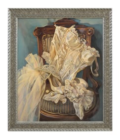 J. D. Martin (American, 20th Century) "Still Life with Wedding Corset and Accessories," 1993, Sight-