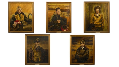 William "Bill" Orr (American/Florida, 1925-2019), The Pilot Series, Consisting of Portraits of