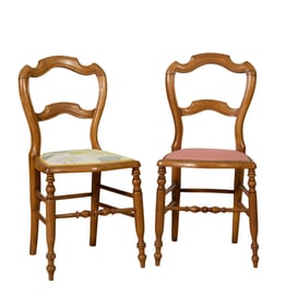 Pair of French Louis Philippe Side Chairs, mid 19th c., H.- 34 in., W.- 16 in., D.- 18 in. (2 Pcs.)
