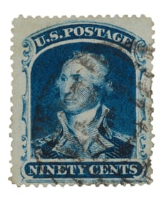 1860 U.S. 90¢ George Washington Stamp