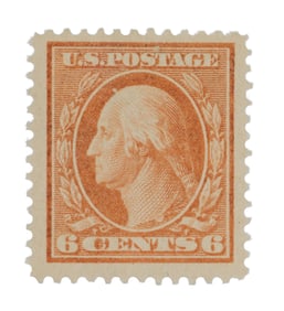 1911 U.S. 6 ¢ George Washington Stamp