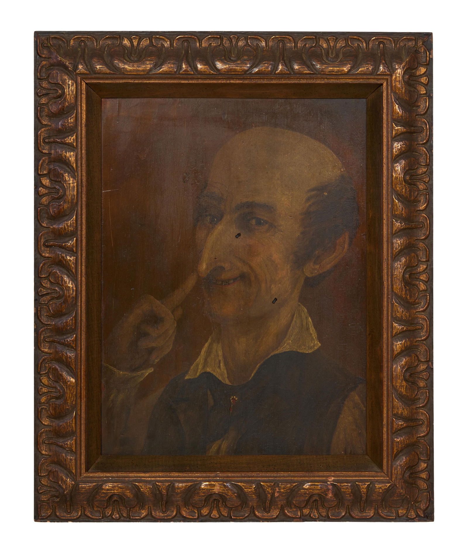 Continental School (20th Century), "The Picker," H.- 16 3/4 in., W.- 12 1/2 in., Framed- H.- 22 in., (1 of 3)