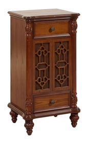 Louis XVI Inspired Speaker Cabinet, 20th c., H.- 36 in., W.- 16 in., D.- 19 1/2 in.