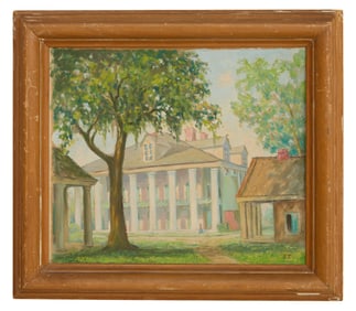 Homer E. Turner (American/Louisiana, 1898-1981), "Uncle Sam Plantation, Convent, Louisiana," H.- 13
