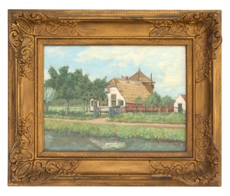 Dutch School (20th Century), "Amersfoort [Holland]," 1948, H.- 12 in., W.- 16 in., Framed- H.- 19