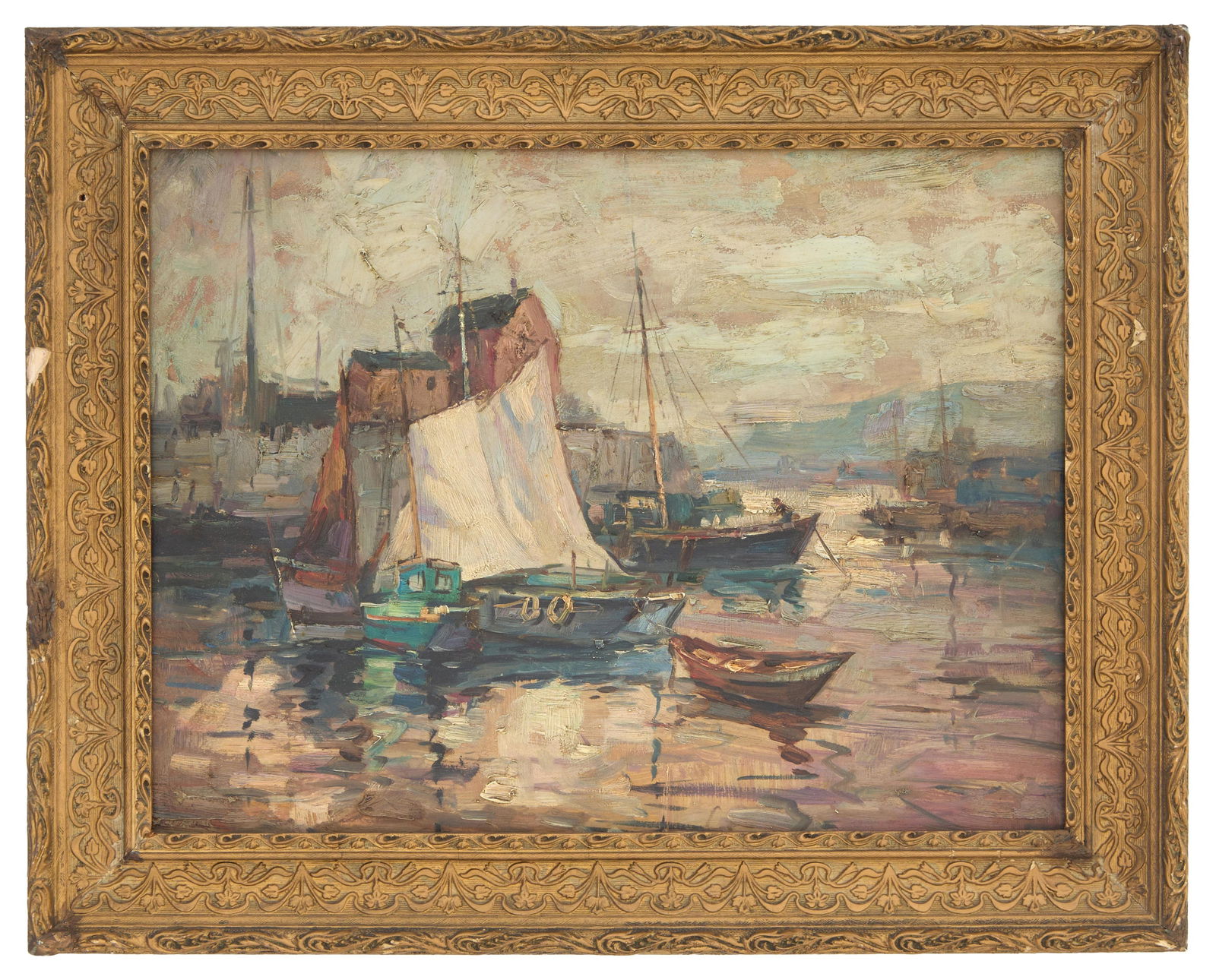 American School (20th Century), "Cape Cod," 1932, H.- 12 in., W.- 16 in., Framed- H.- 15 1/2 in., (1 of 3)