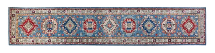 Uzbek Kazak Runner, 2' 8 x 13' 8.