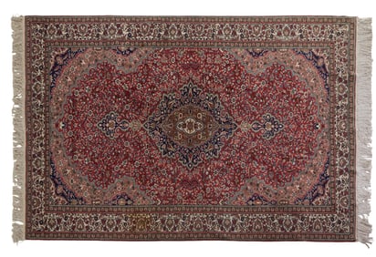 Vintage Oriental Carpet, 6' 8 x 10' 8.