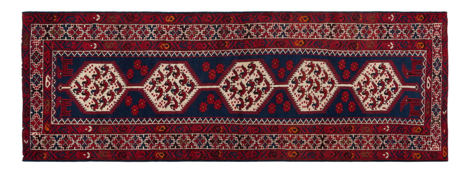 Semi Antique Northwest Persian Carpet, 3' 5 x 9' 9. (1 of 2)