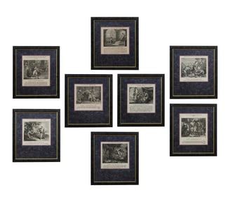 Eighteenth Century English Engravings after Ovid's Metamorphosis, The Argument, Fable X, Sight- H.-