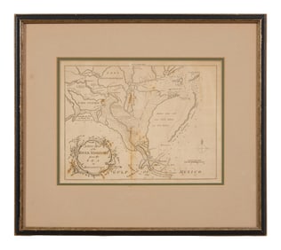 Thomas Kitchin (British, 1718-1784), "A New Map of the River Mississippi [sic] from the Sea to