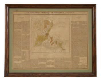 Jean Alexandre Buchon (French, 1791-1845), "Carte Geographique, Statistique et Historique de