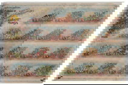 Mardi Gras Parade Bulletin, Knights of Momus, 1909, "Signs and Superstitions," H.- 28 5/8 in., W.-