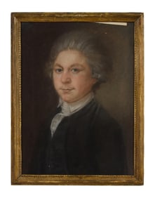 German School (18th Century), "Portrait of a Young Man, Possibly Wolfgang Amadeus Mozart," Sight-