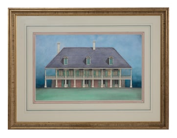 Jim Blanchard (American/Louisiana, b. 1955), "Elmwood Plantation House, River Road, Jefferson