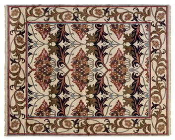 William Morris Arts & Crafts Carpet, 8' x 9' 10.