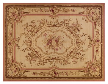 Louis Philippe Aubusson Carpet, 9' 3 x 12'.