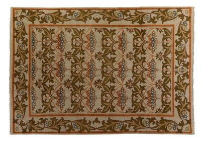 William Morris Arts & Crafts Carpet, 9' x 12'.