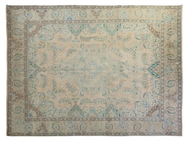 Semi Antique Persian Tabriz Carpet, 9' 9 x 12'.