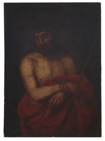 After Titian [Tiziano Vecellio] (Italian, 1485-1576), "Ecce Homo (1543)," H.- 37 3/4 in., W.- 27 in.