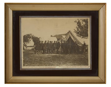 After Alexander Garnder (Scottish/American, 1821-1882), "President Lincoln on the Battle-Field of