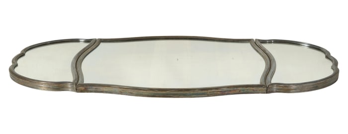 Surtout de Table, 20th c., Overall- H.- 1 1/8 in., W.- 40 in., D.- 16 in. (3 Pcs.)