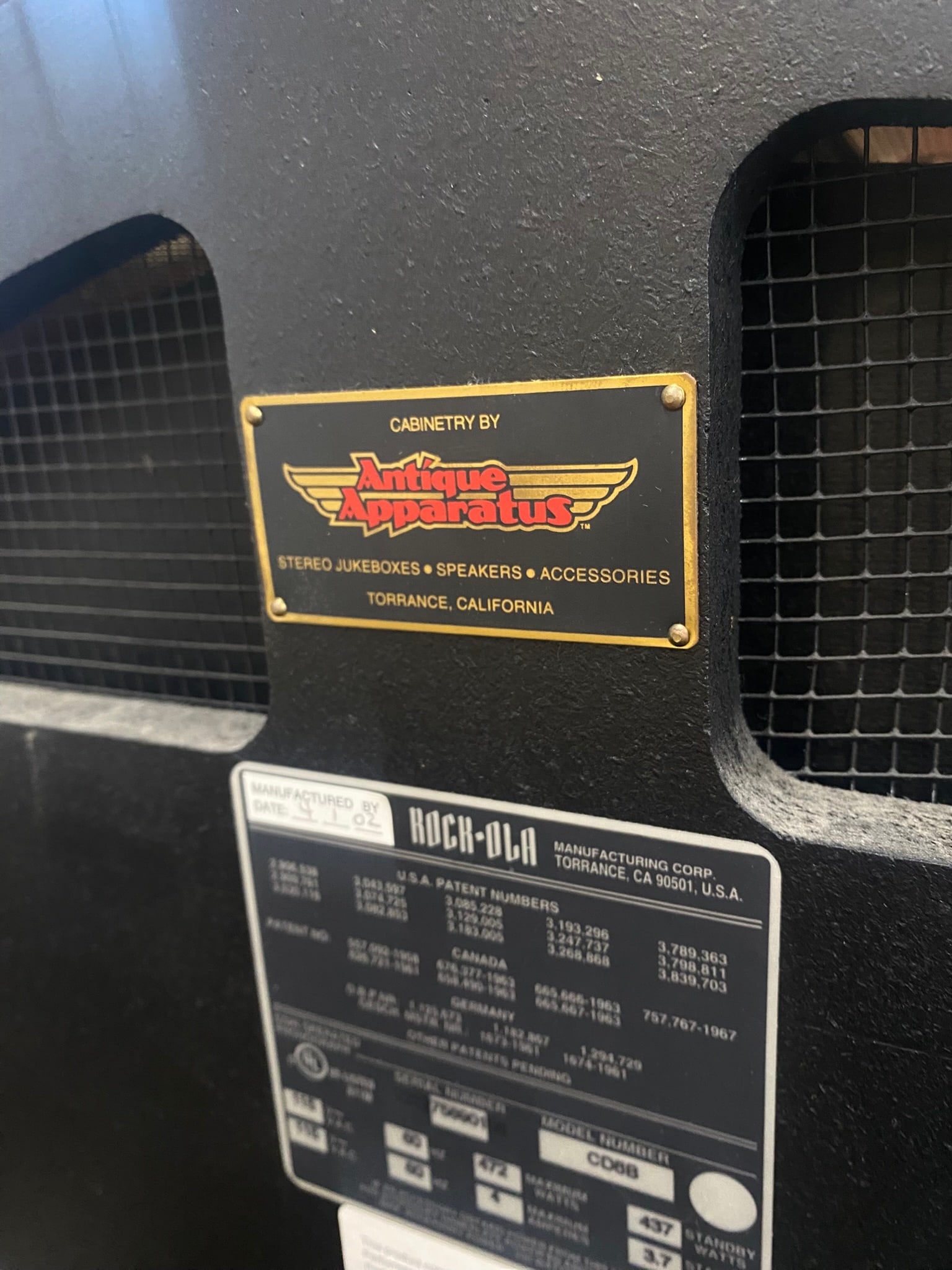 Rock-Ola CD Jukebox, early 21st c., H.- 61 1/4 in., W.- 33 in., D.- 26 in. - 9