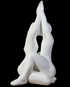 Attributed to Madeline Wiener (American, 20th/21st Century), "Two Shall Become One," H.- 60 in., W.-