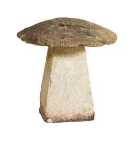 Antique Staddle Stone, probably English or French, 19th c., H.- 25 in., Dia.- 28 in.