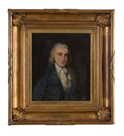 Attributed to Richard Crosse (British, 1741-1810), "Portrait of a Gentleman, Possibly John Indorf,"