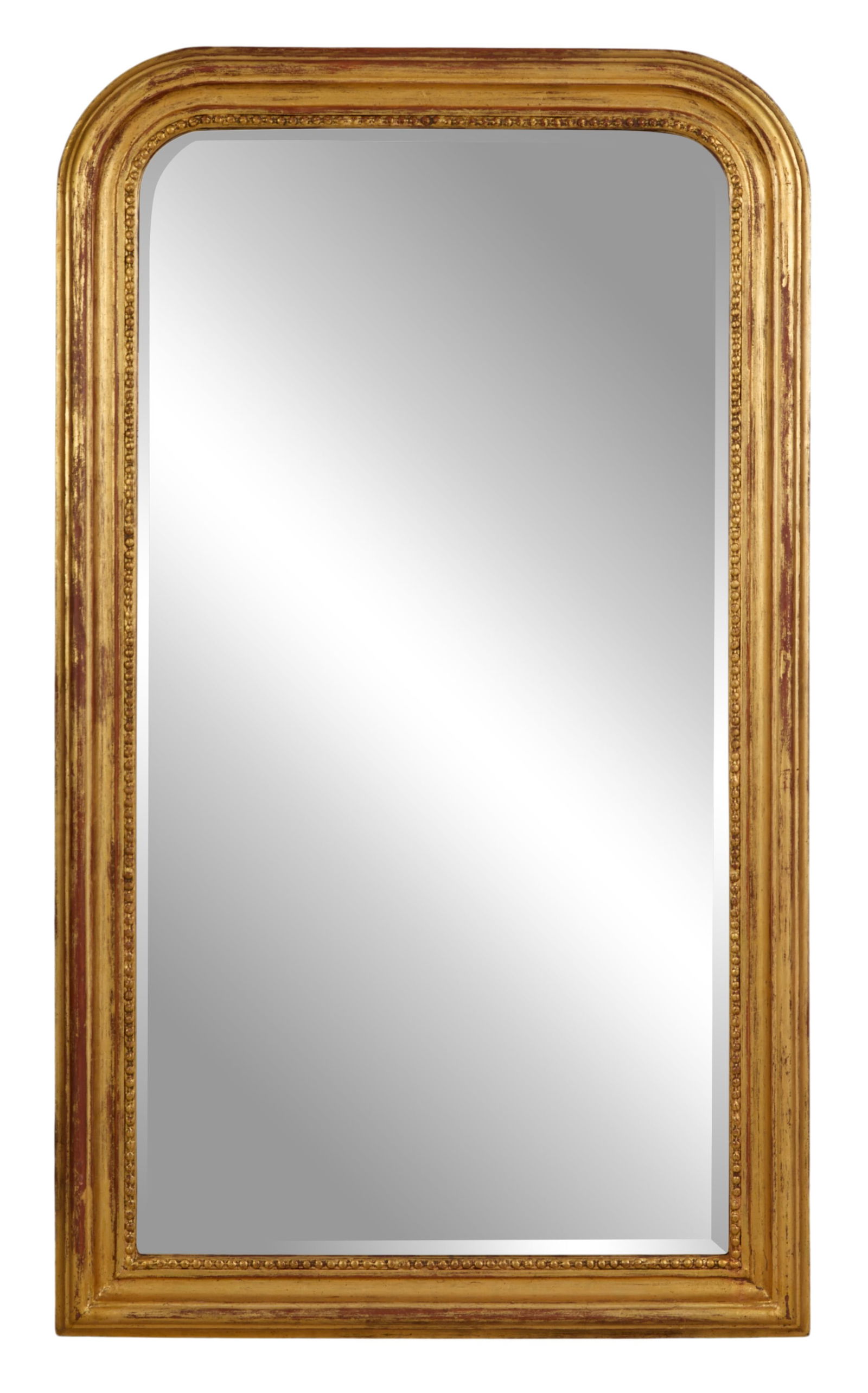 Louis Philippe Style Giltwood Overmantel Mirror, 20th/21st c., H.- 57 1/2 in., D.- 33 in. (1 of 1)