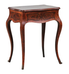 Charles-Guillaume Diehl Louis XV-Style Bronze-Mounted and Inlaid Rosewood Poudreuse, late 19th c.,