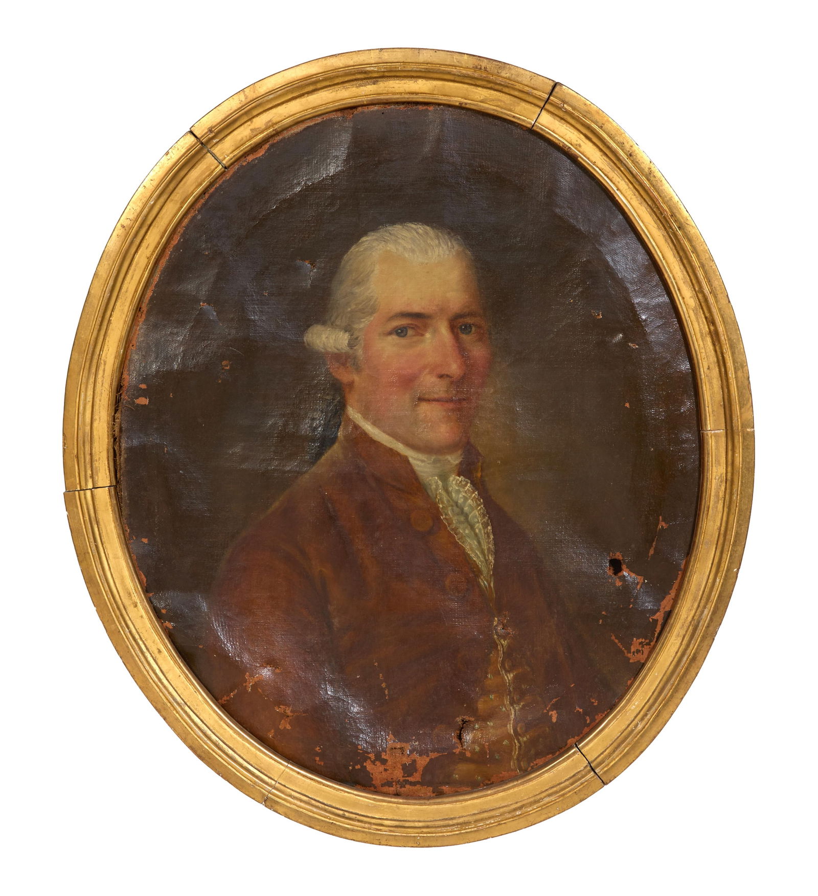 British/American School (18th Century), "Portrait of a Statesman," H.- 25 1/2 in., W.- 20 1/2 in., (1 of 4)