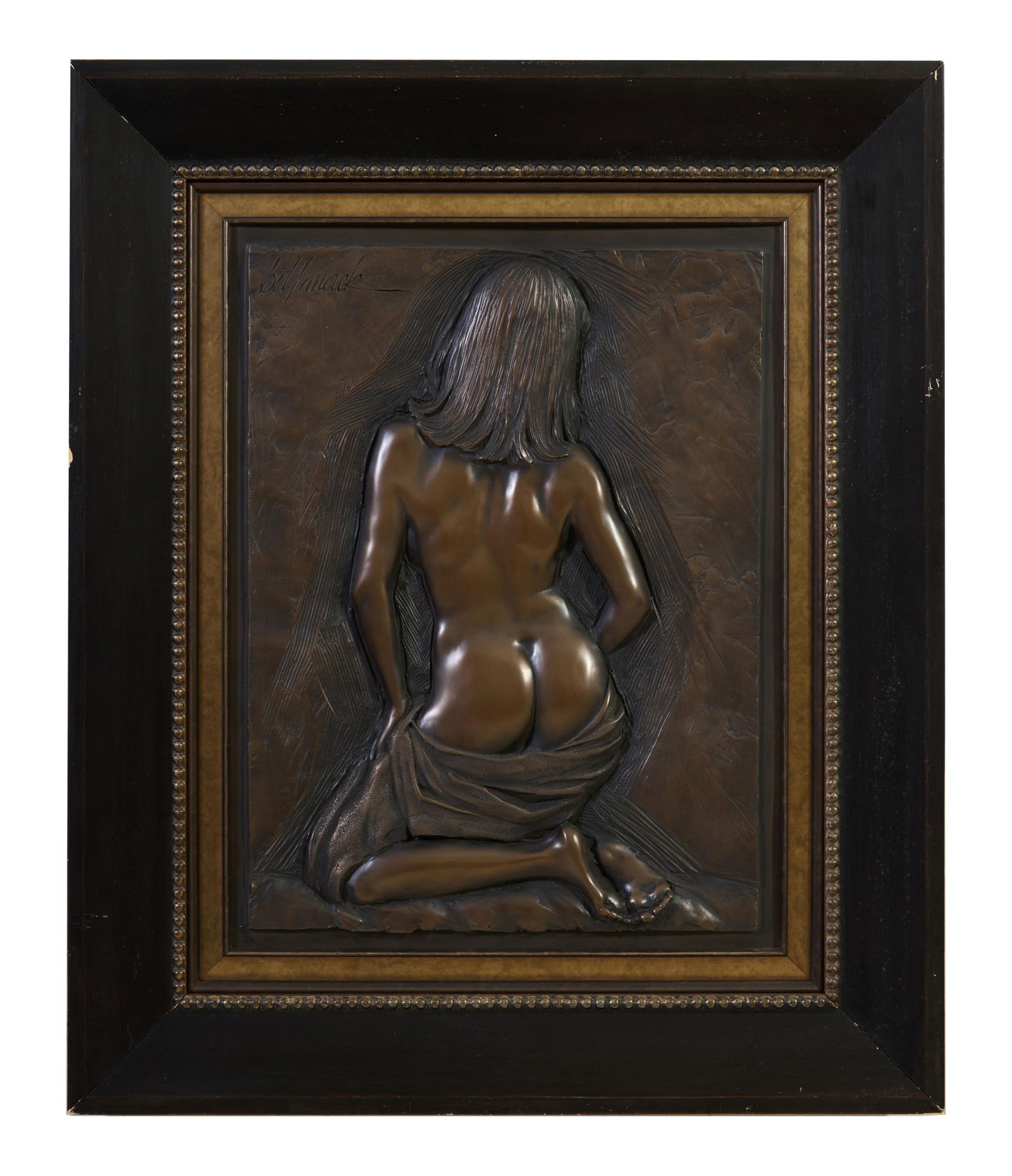 Bill Mack (American/Minnesota, b. 1949), "Composure," 2004, H.- 24 in., W.- 17 3/4 in., Framed- H.- (1 of 5)