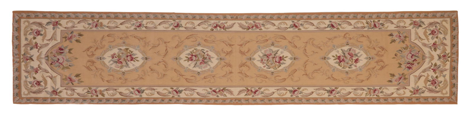 Aubusson Runner, 2' 5 x 12'. (1 of 2)