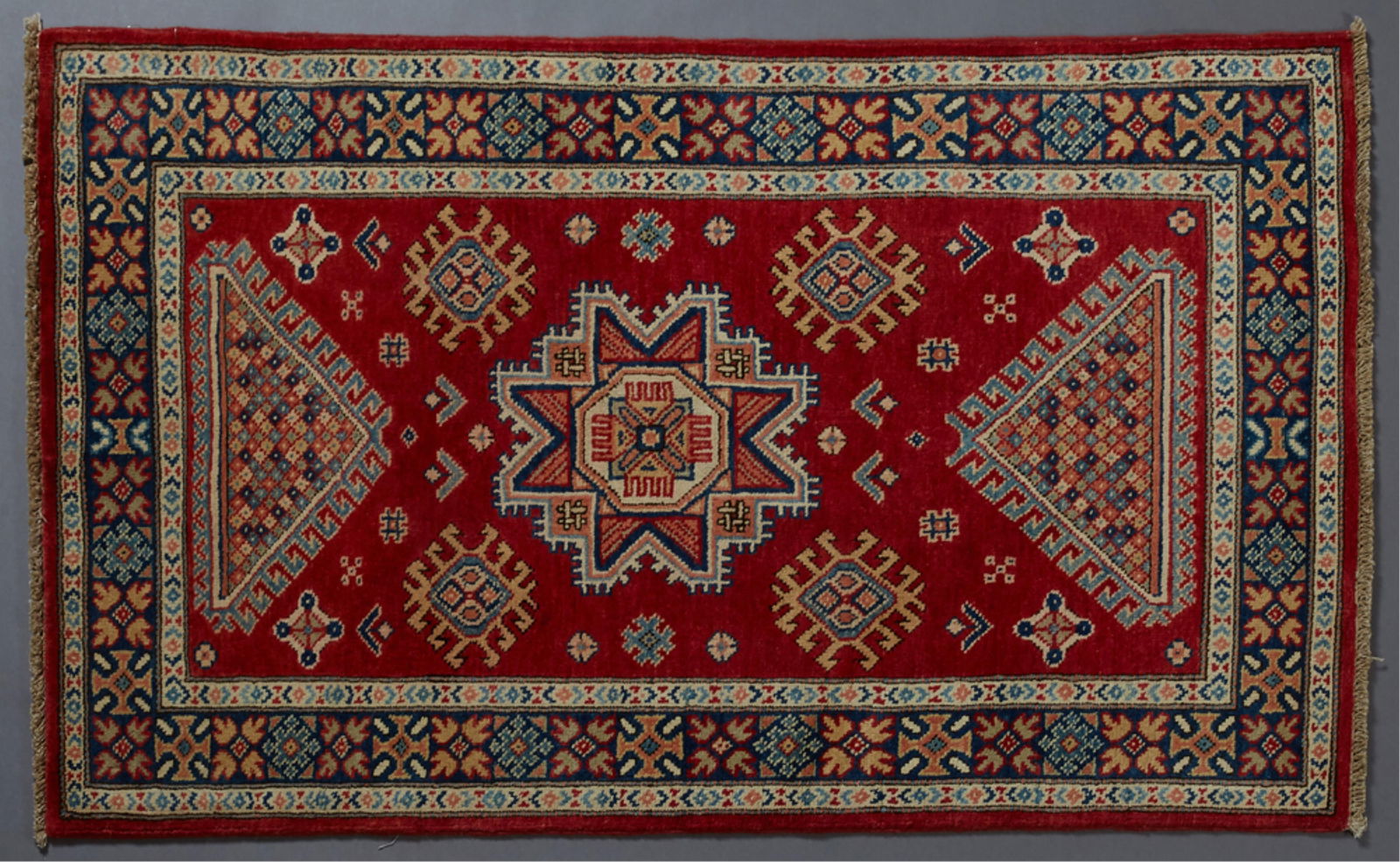 Uzbek Lesghi Kazak Carpet, 3' x 4' 10. (1 of 1)
