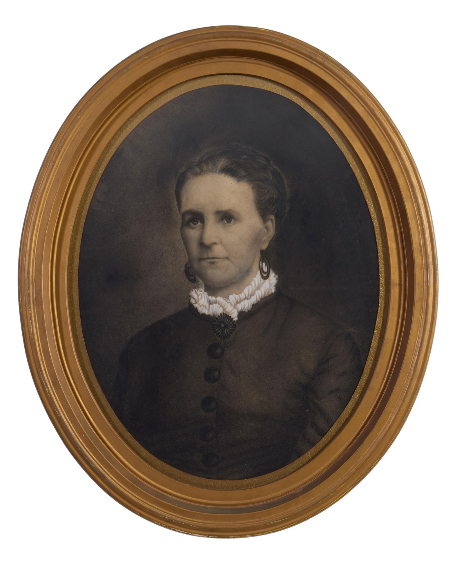 Southern School/New Orleans, "Portrait of Mrs. Fenella Marie Olivier Hero (1853-1893)," H.- 27 in., (1 of 5)