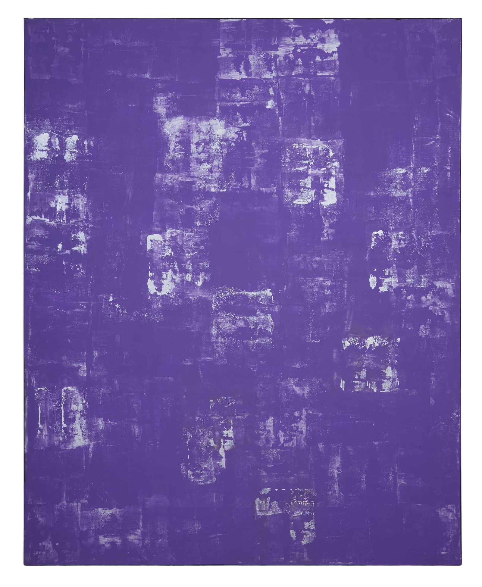 Allen Melton (American/Mississippi, b. 1964), "Untitled: Purple Abstract," H.- 48 in., W.- 60 in. (1 of 3)
