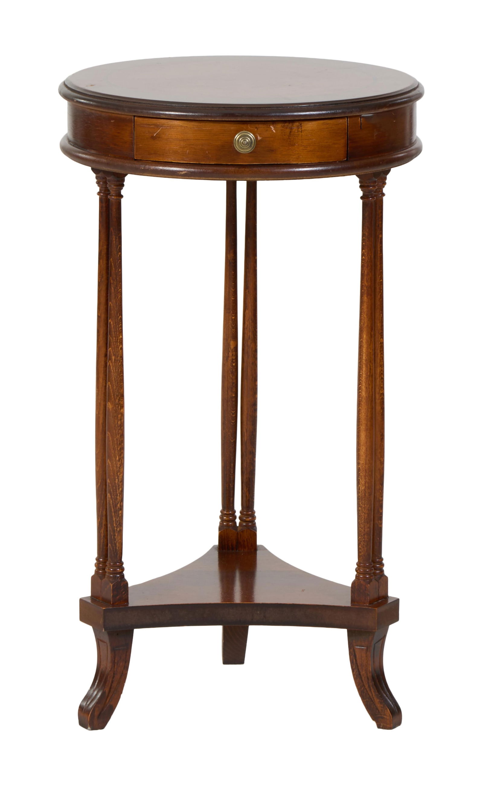 French Classical Style Pedestal, late 20th c., H.- 28 1/2 in., Dia.- 16 in. (1 of 1)