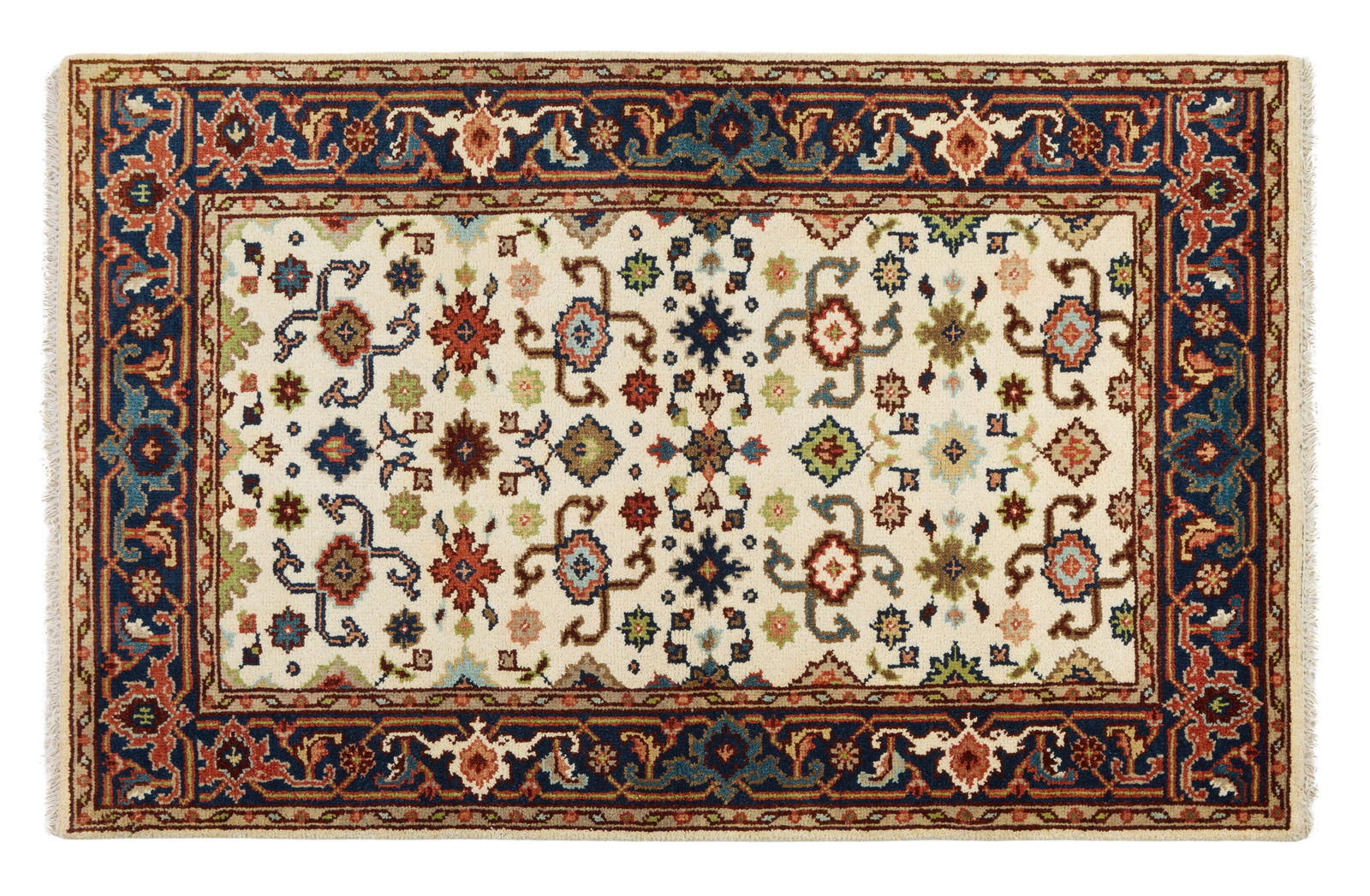Agra Mahal Carpet, 4' x 6' 2. (1 of 2)