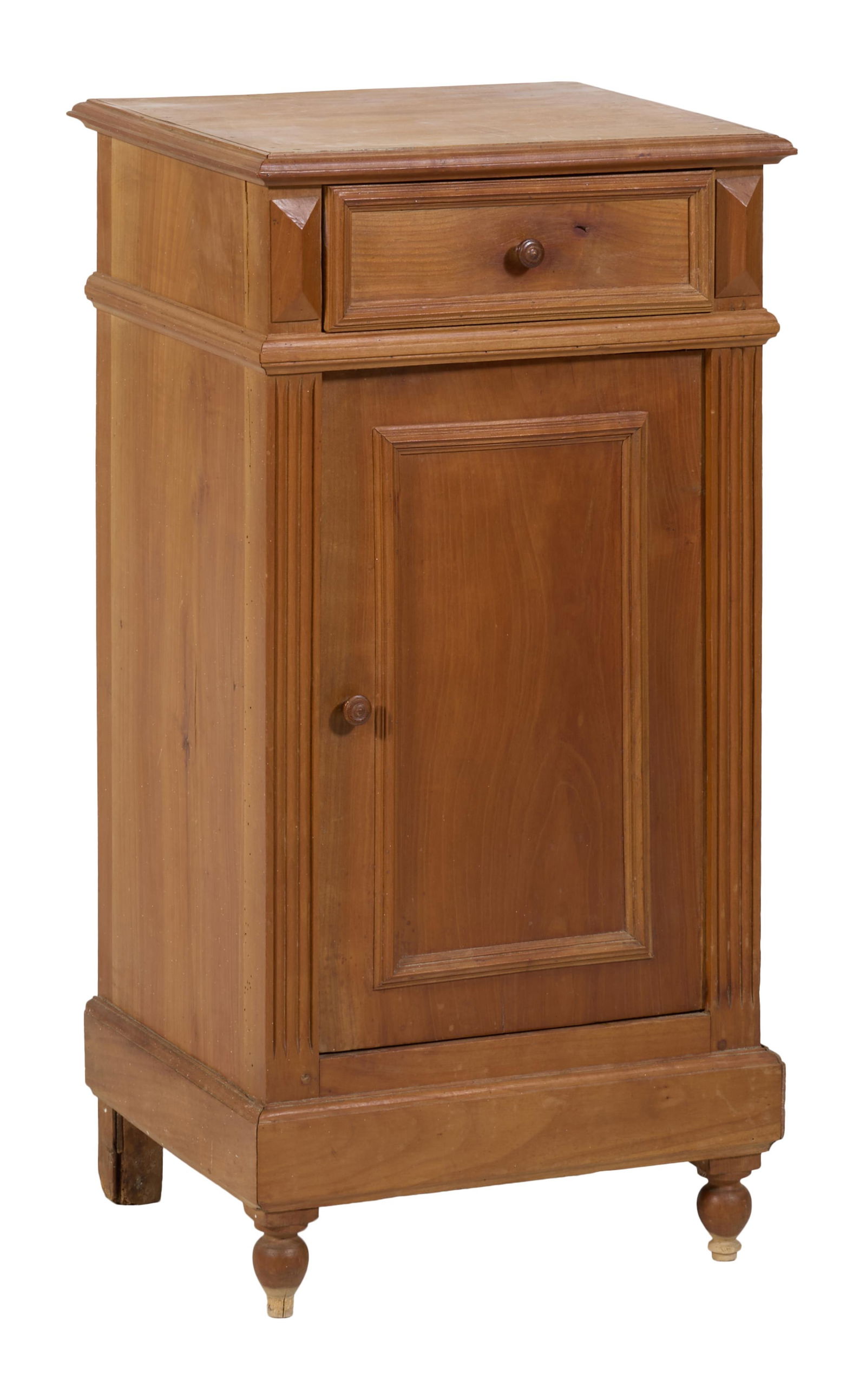 French Louis Philippe Cherry Nightstand, mid 19th c., H.- 31 1/4 in., W.- 16 in., D.- 14 in. (1 of 1)