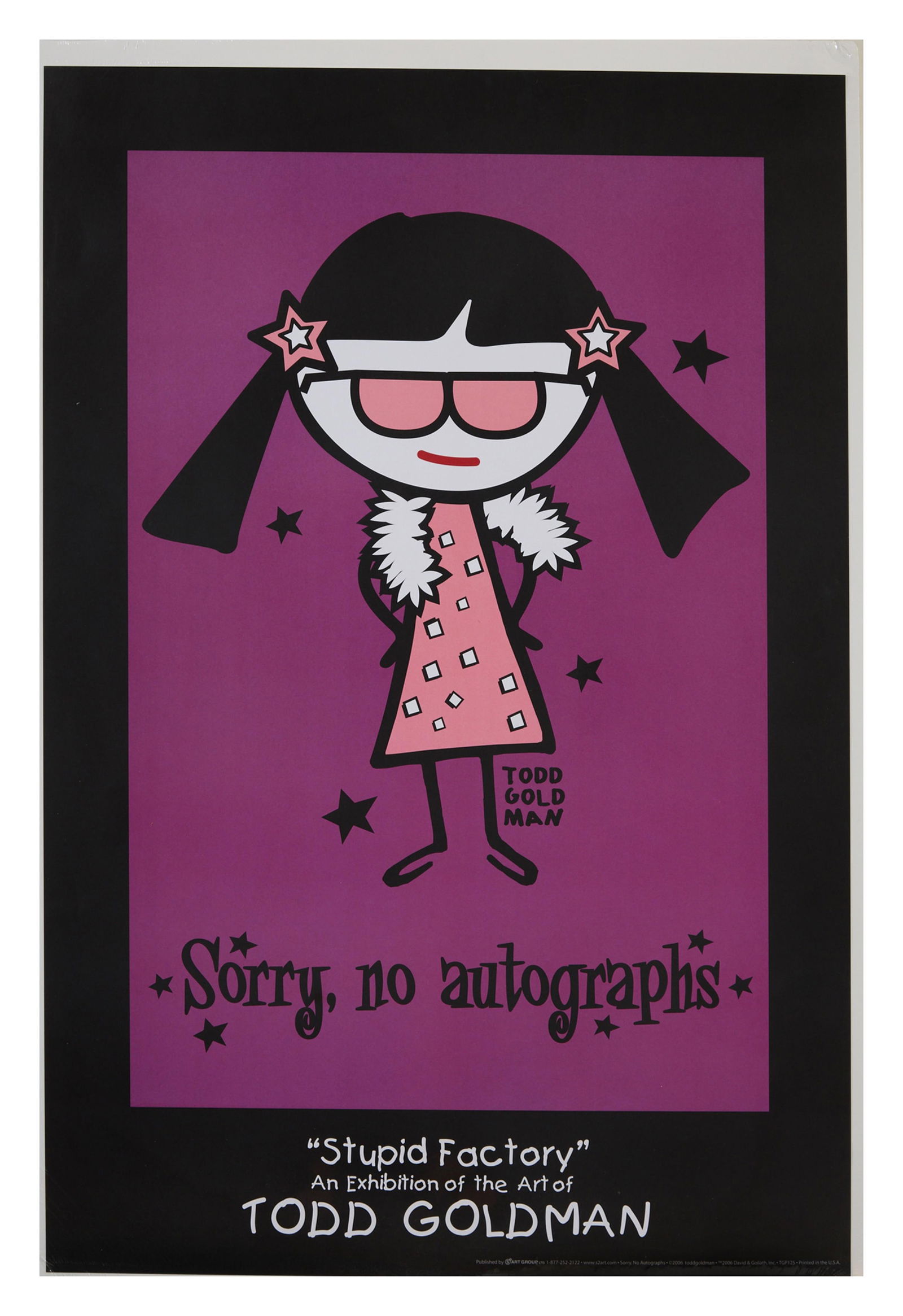 Todd Harris Goldman (American/Florida, b. 1969), "Sorry, No Autographs," H.- 36 in., W.- 24 in. (1 of 5)