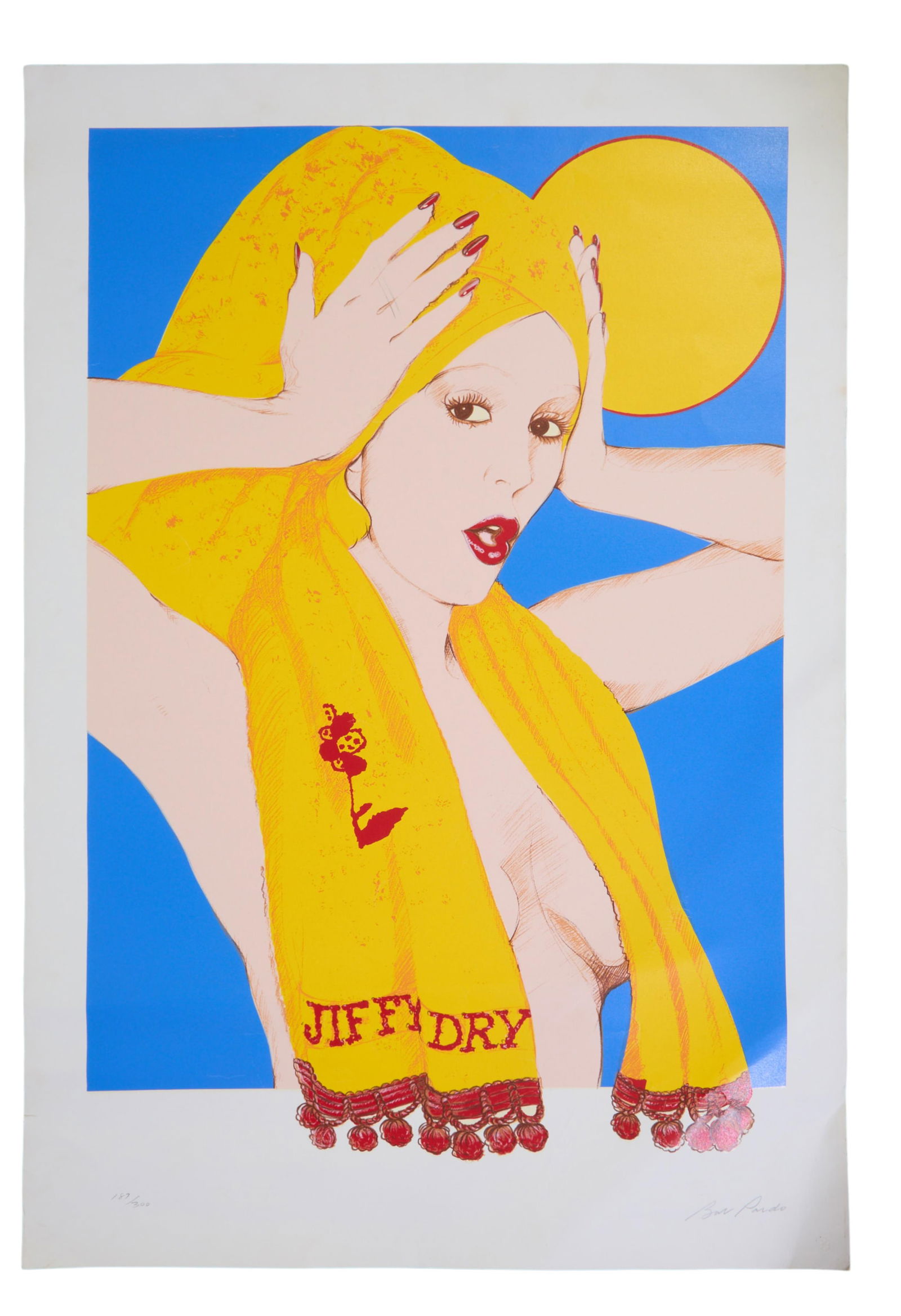 Bob Pardo (American, b. 1949), "Jiffy Dry," c. 1980, H.- 36 1/2 in., W.- 25 1/2 in. (1 of 2)