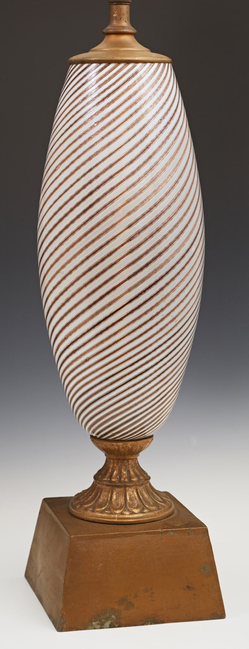 Venetian Glass Lamp, 20th c., H.- 19 in., W.- 5 1/2 in., D.- 5 1/2 in. (1 of 1)