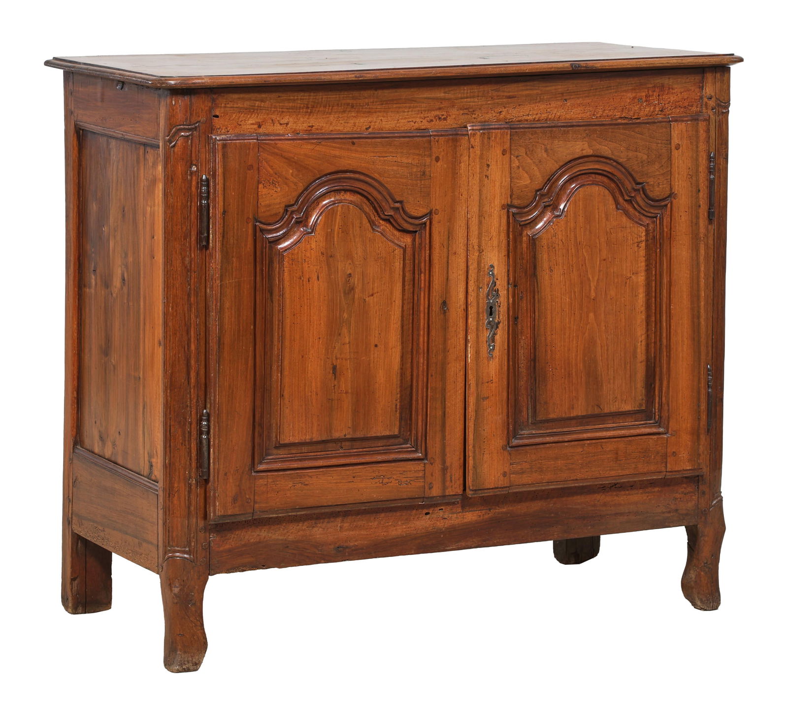 French Louis XV Style Walnut Sideboard, mid 19th c., H.- 41 1/4 in., W.- 47 1/2 in., D.- 21 1/2 in. (1 of 1)