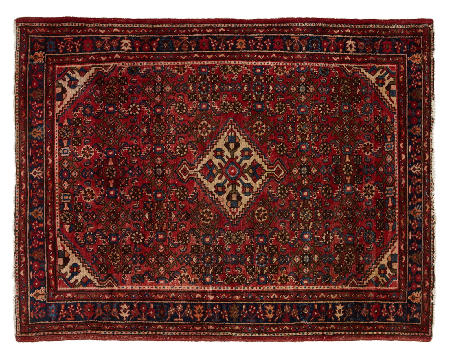 Vintage Oriental Carpet, 5' 2 x 6' 7. (1 of 2)