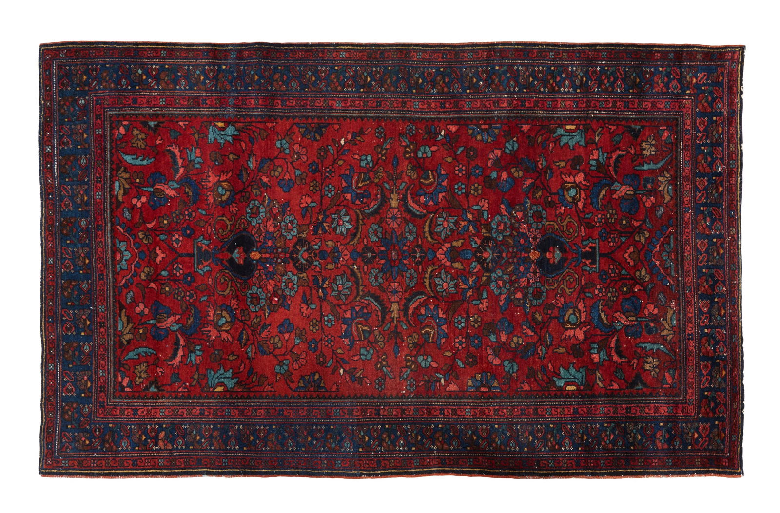 Fine Antique Persian Mehraban Carpet, c. 1925-1935, 4' 0 x 6' 4. (1 of 2)