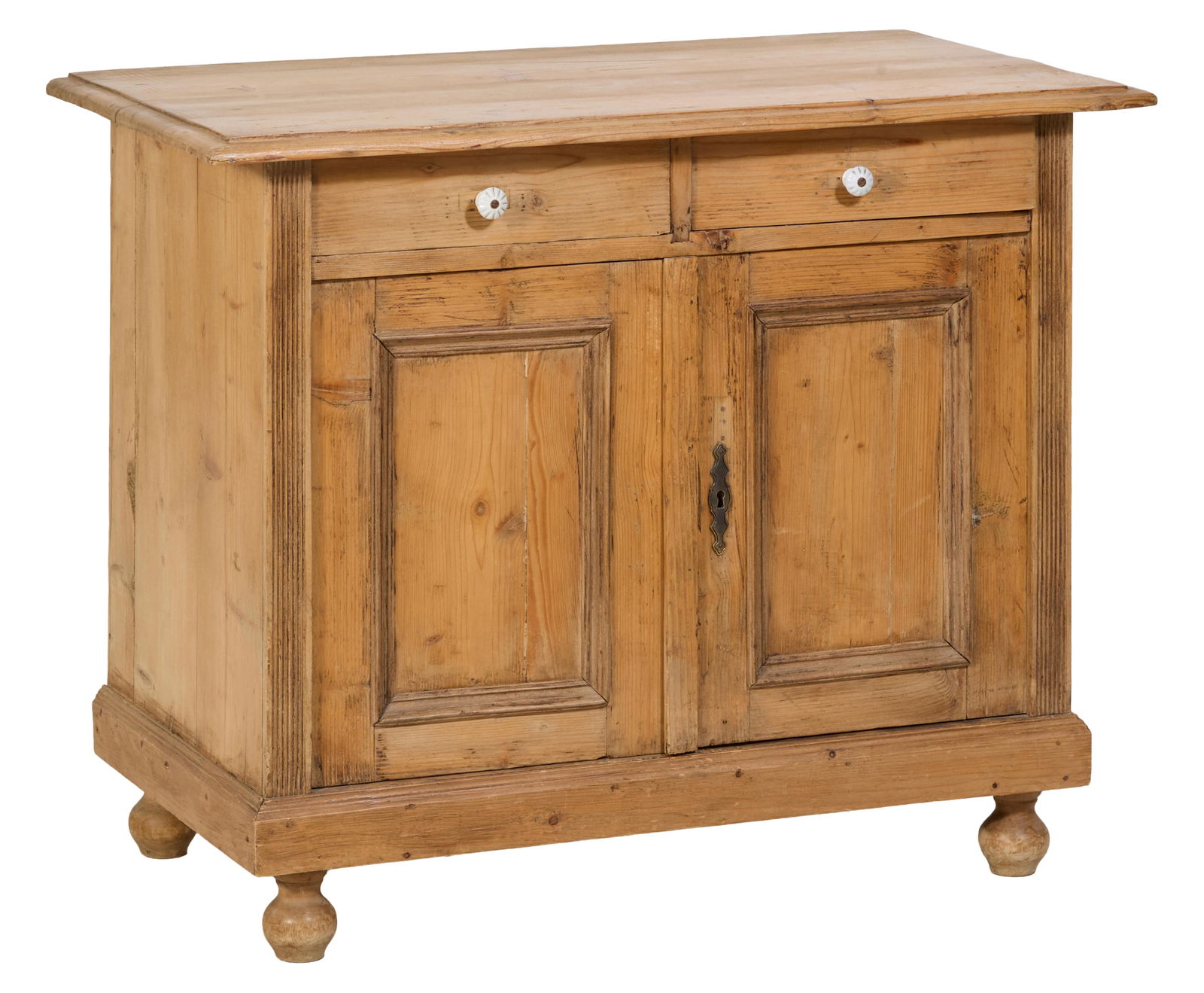 French Provincial Pine Server, late 19th c., H.- 31 in., W.- 39 in., D.- 22 in. (1 of 1)