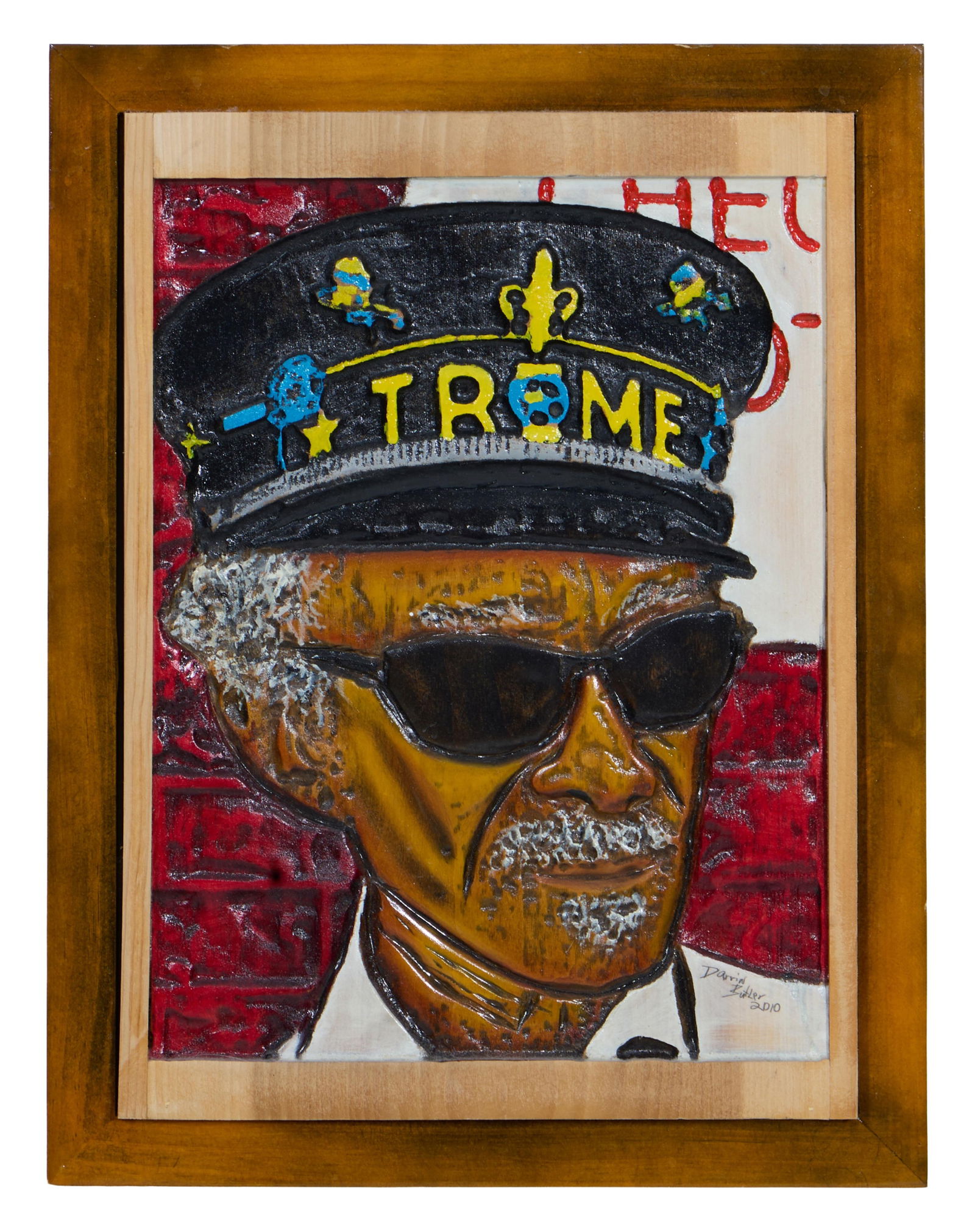 Darrin Butler (American/New Orleans, 20th/21st c.), "Uncle Lionel," 2010, H.- 14 1/2 in., W.- 11 (1 of 5)